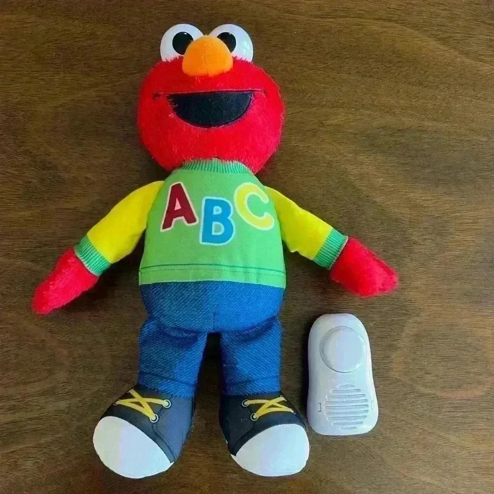 Playskool Friends Sesame Street Talking‎ ABC Elmo Plush Figure Stuffed Animal